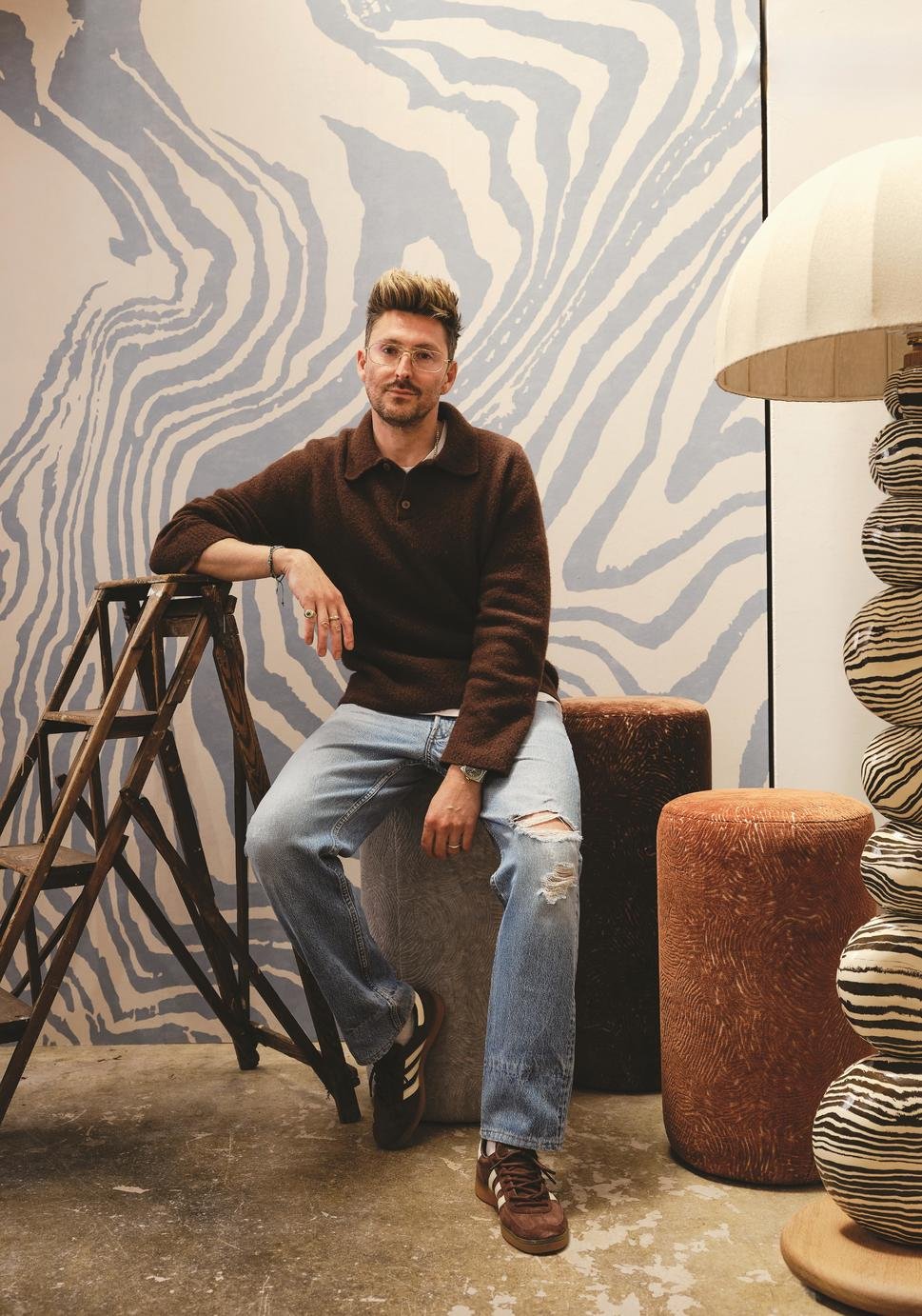 Harlequin Marble Atlantic Cream Wallpaper