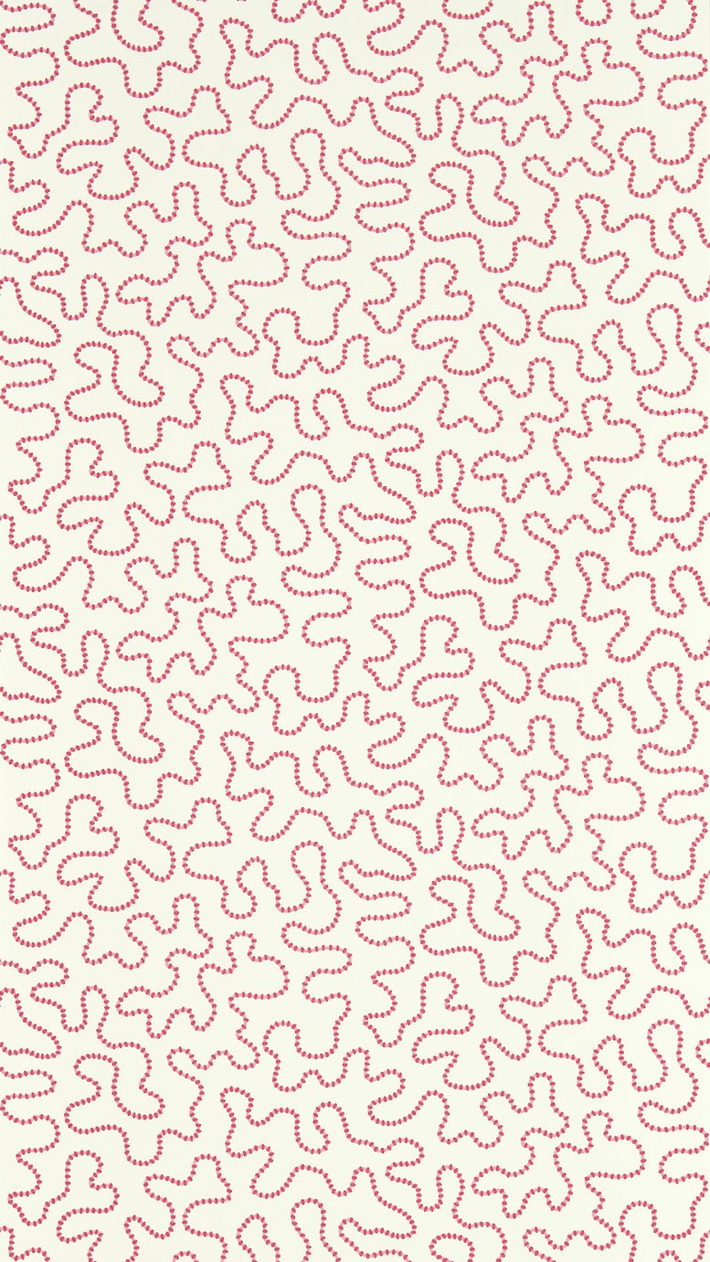 Harlequin Wiggle Rose Quartz Pink Wallpaper