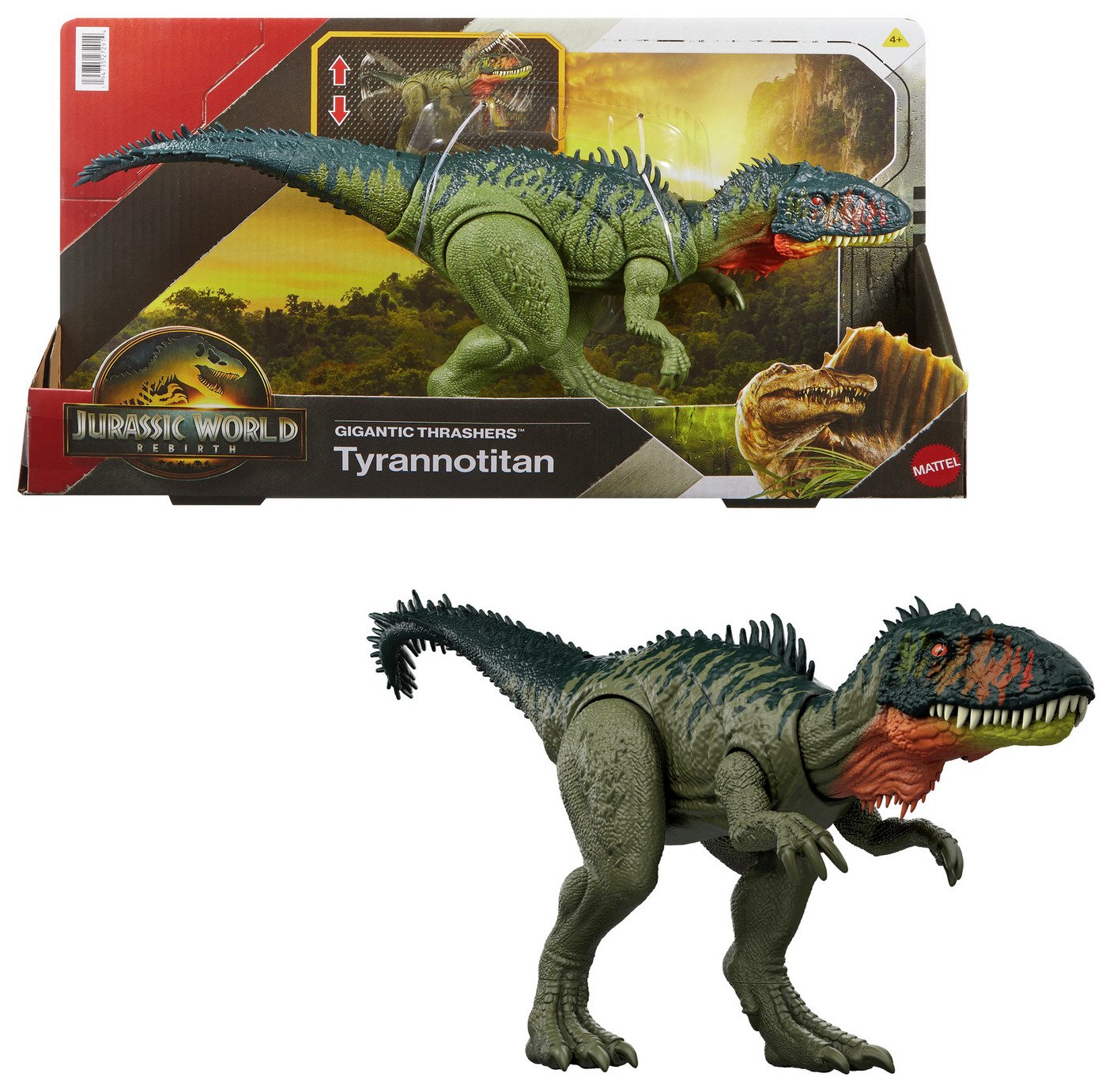 Jurassic World  Rebirth Tyrannotitan Dinosaur Figure Toy