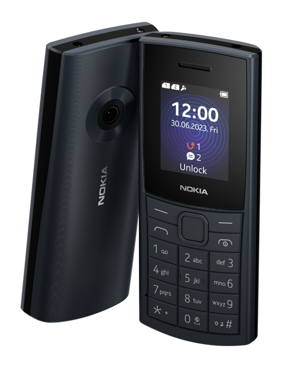 Vodafone Nokia 110 2nd Edition Mobile Phone - Midnight Blue