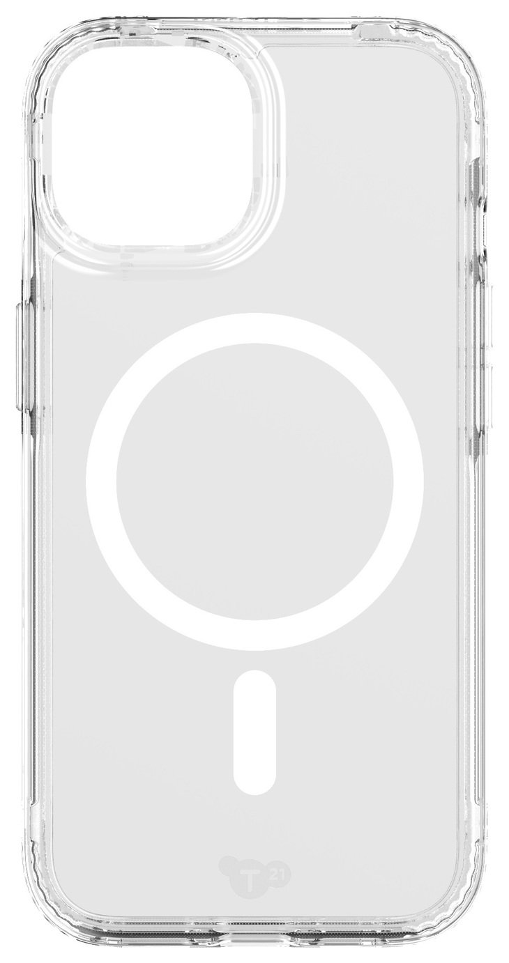 Tech21 EvoClear iPhone 13/14/15/16e Case with MagSafe Clear