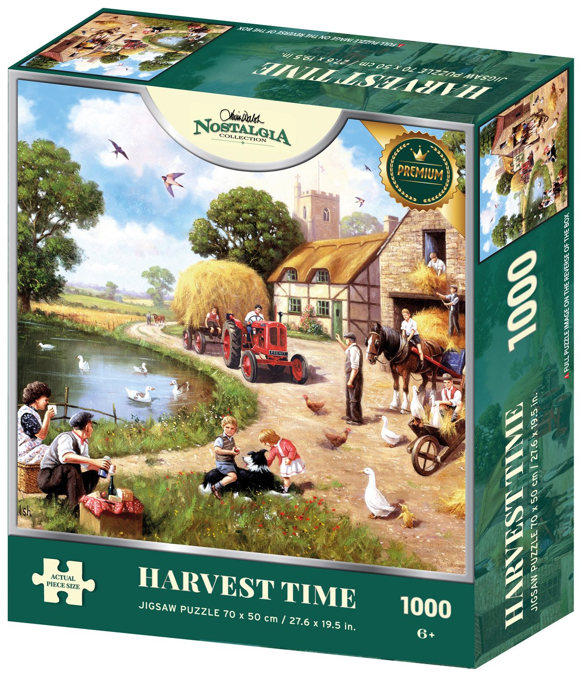 Kidicraft Nostalgia Harvest Time 1000 Pieces Puzzle