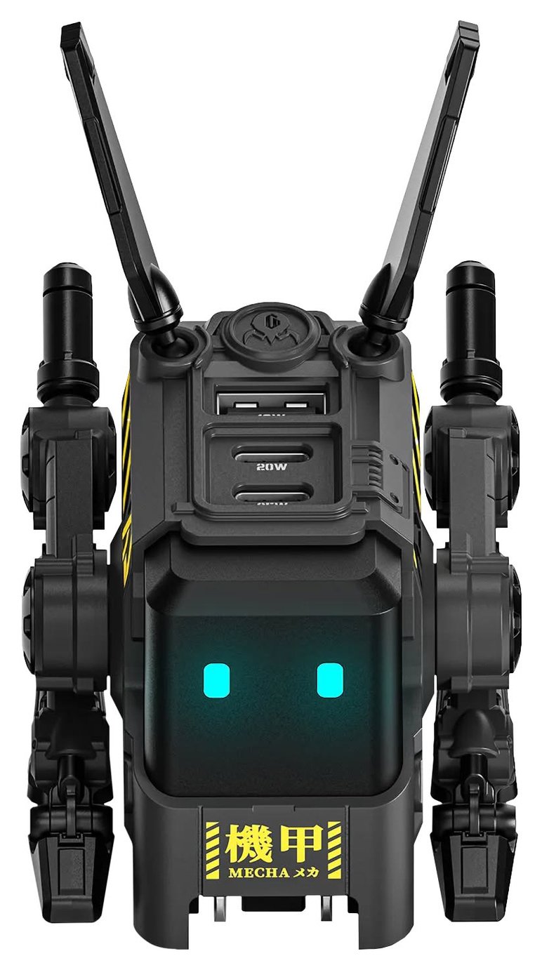 GravaStar Alpha65 65W USB-A & USB-C GAN Wall Charger - Grey