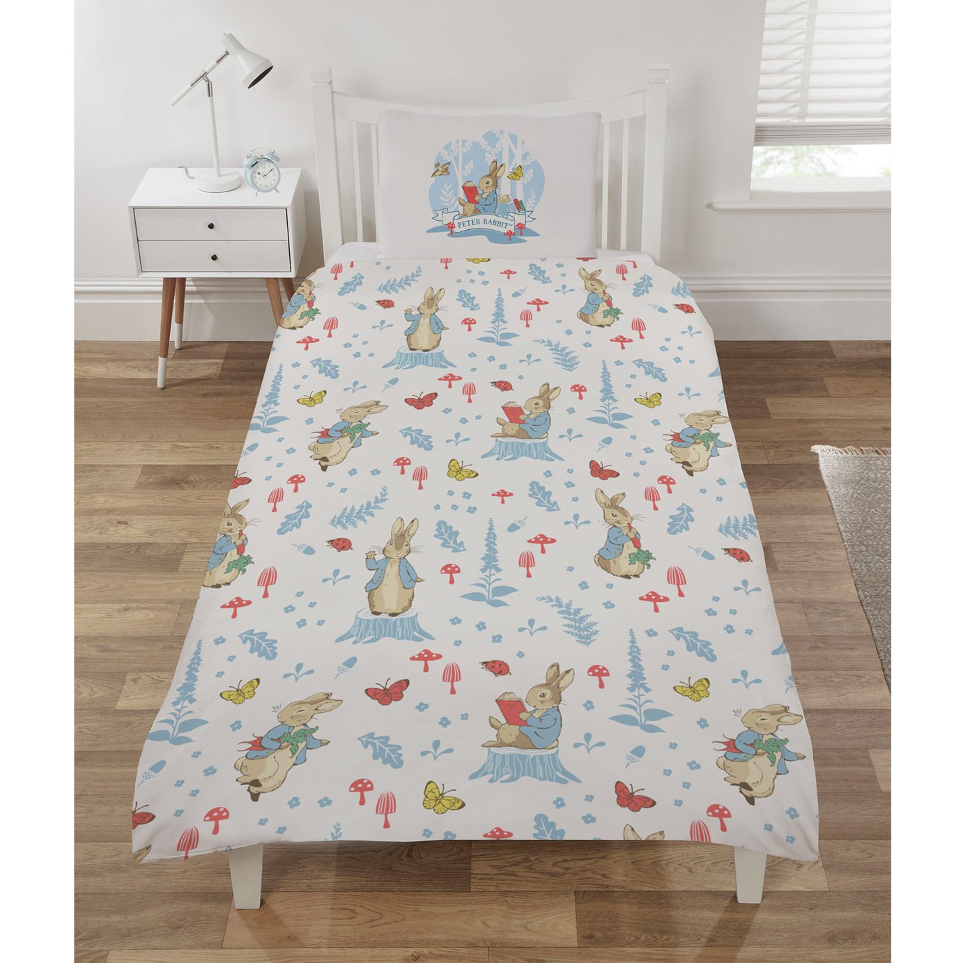 Beatrix Potter Peter Rabbit Pink Kids Bedding Set - Single