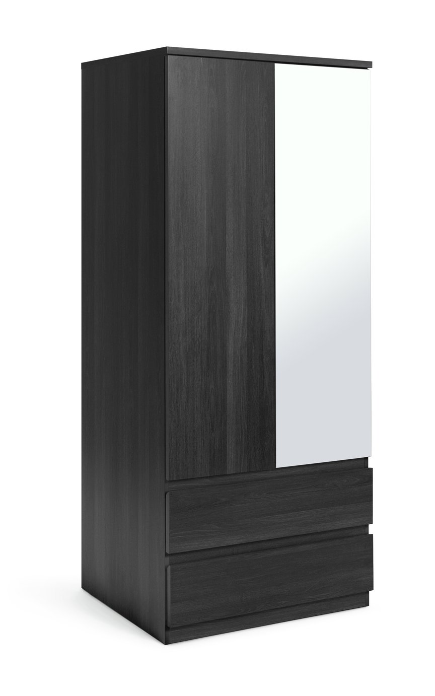 Argos Home Jenson 2 Drawer 2 Door Mirror Wardrobe