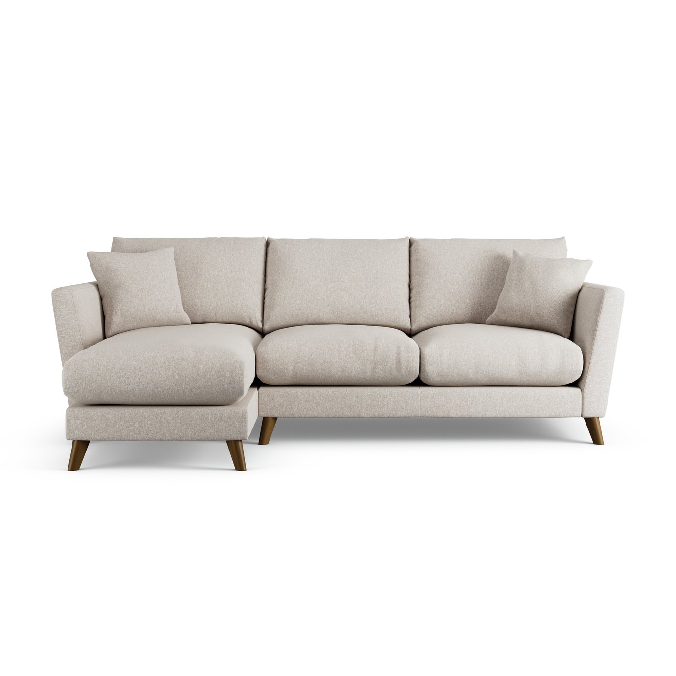Habitat Lomond 4 Seater Left Hand Chaise Sofa