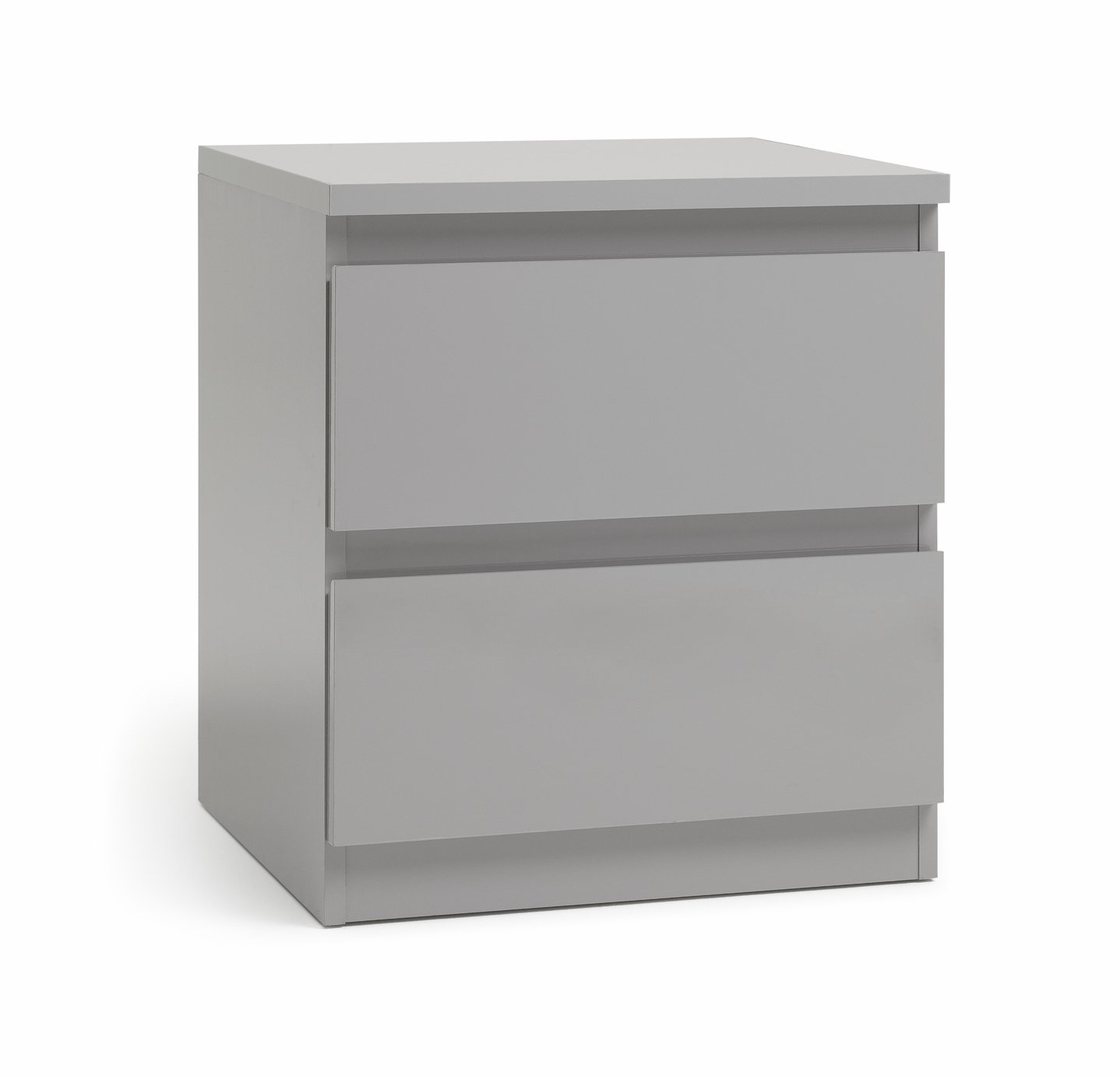 Argos Home Jenson 2 Drawer Bedside Table Gloss