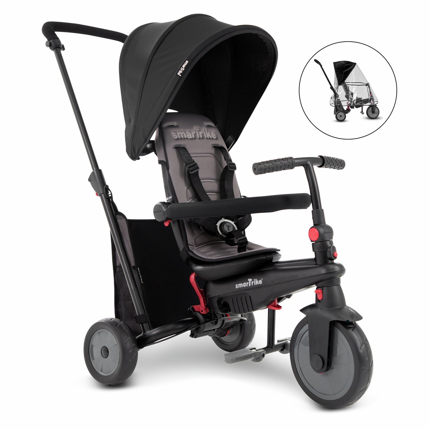 SmarTrike STR3 5 in 1 Trike - Black