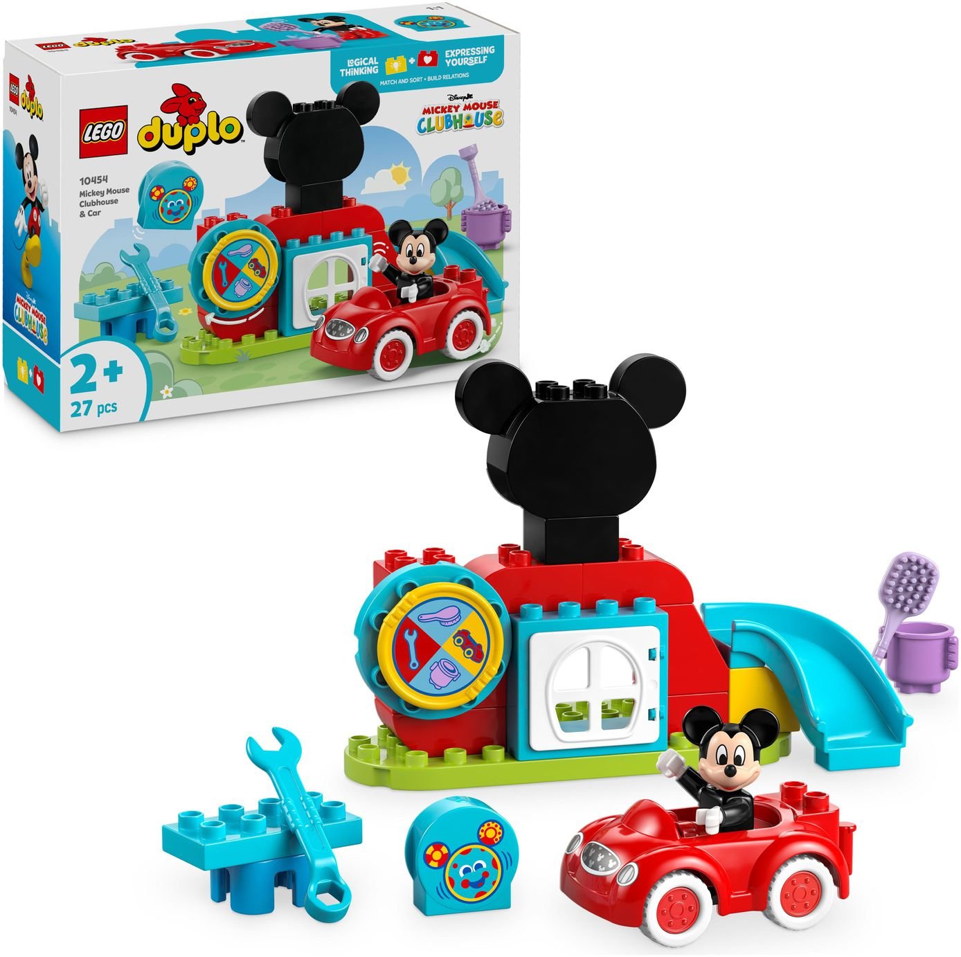LEGO DUPLO Disney Mickey Mouse Clubhouse & Car Set 10454