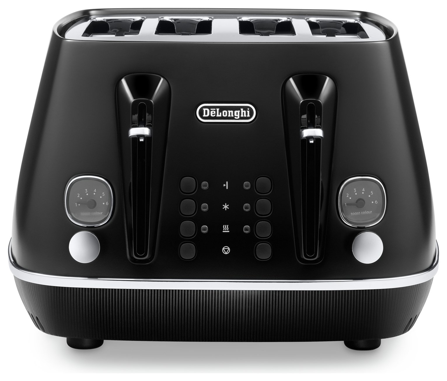 De'Longhi CTIN4003.BK Distinta Moments 4 Slice Toaster-Black