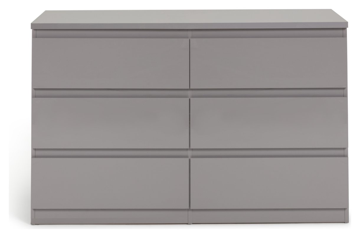 Argos Home Jenson 6 Drawer Chest Gloss