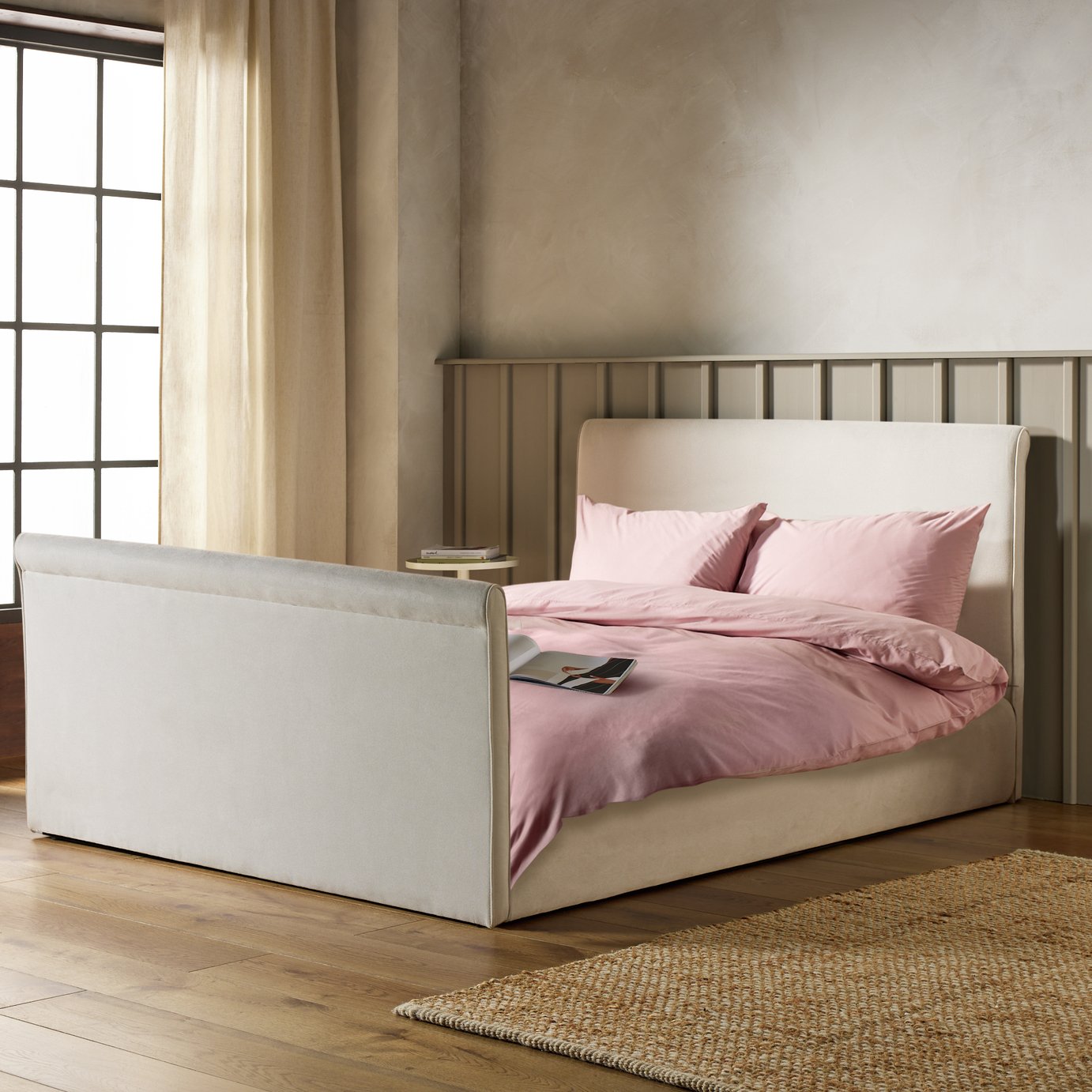Argos Home Barley Side Open Ottoman Bed