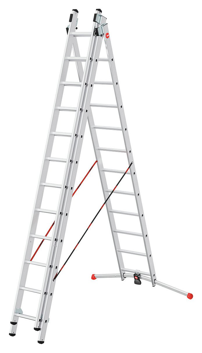 Hailo S100 Profilot 12 Tread Aluminium Ladder