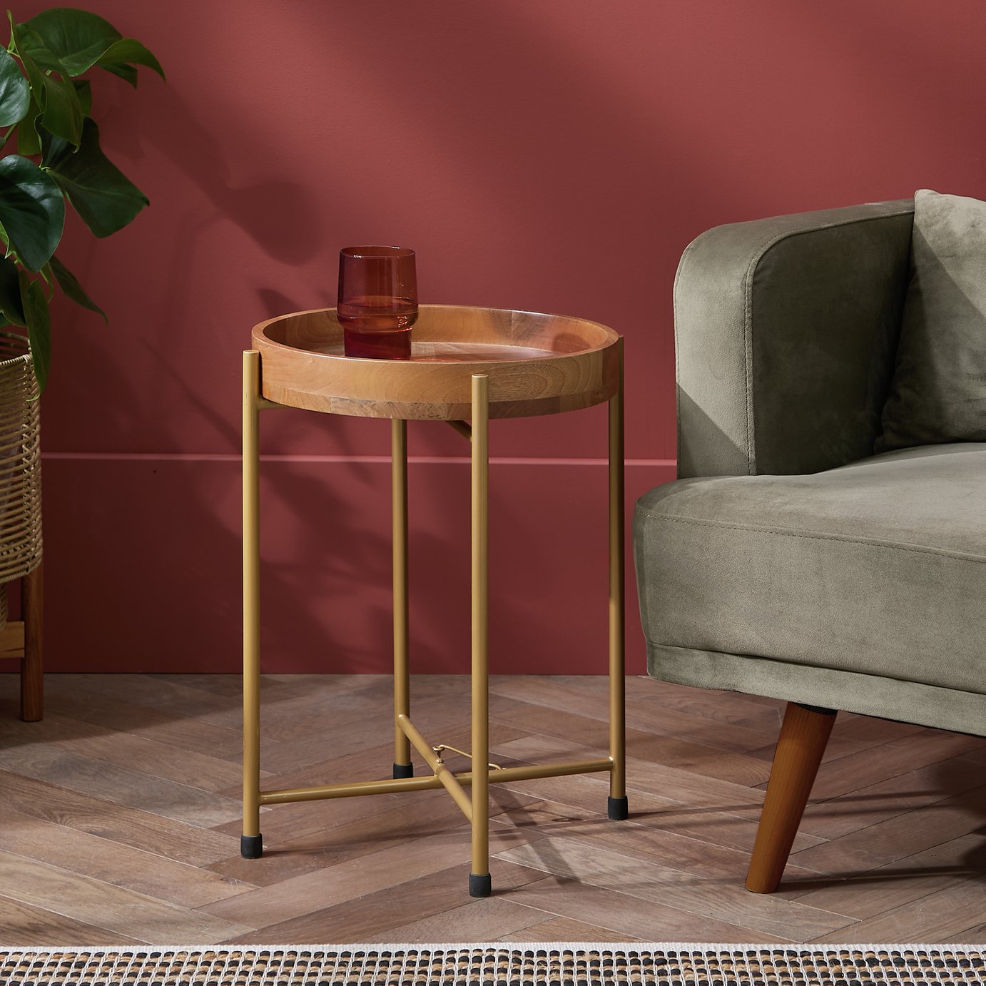 Habitat Aleda Side Table - Natural