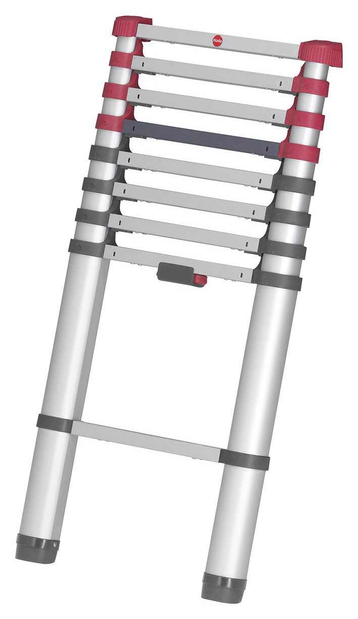 Hailo T80 Aluminium Safety Telescopic Ladder