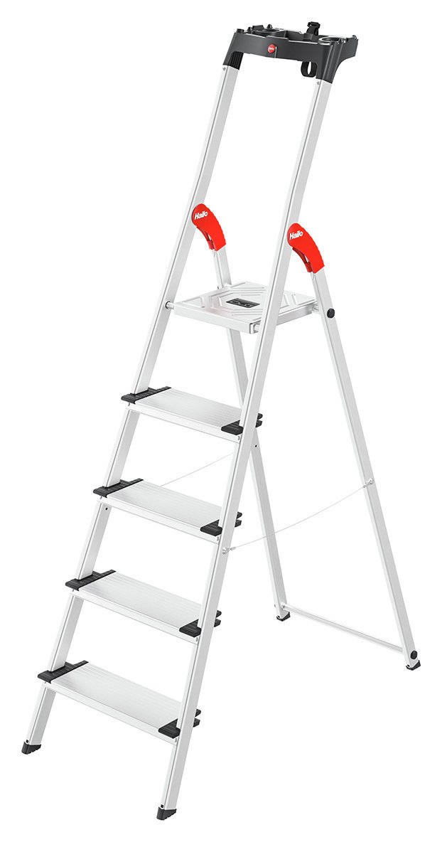 Hailo 5 Tread Aluminium Safety Ladder