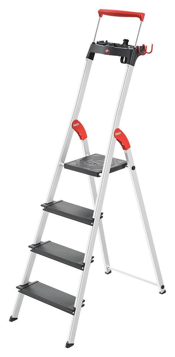 Hailo 4 Tread Aluminium  Safety Step Ladder