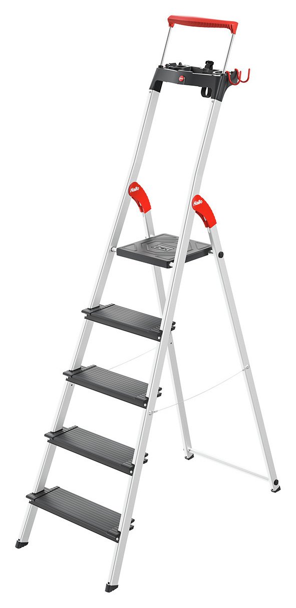Hailo 5 Tread Aluminium Safety Step Ladder
