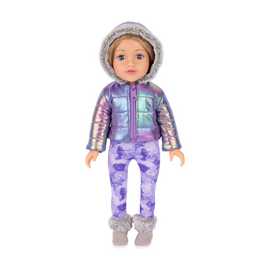 DesignAfriend 18 Inch Winter Snuggle Doll Outfit