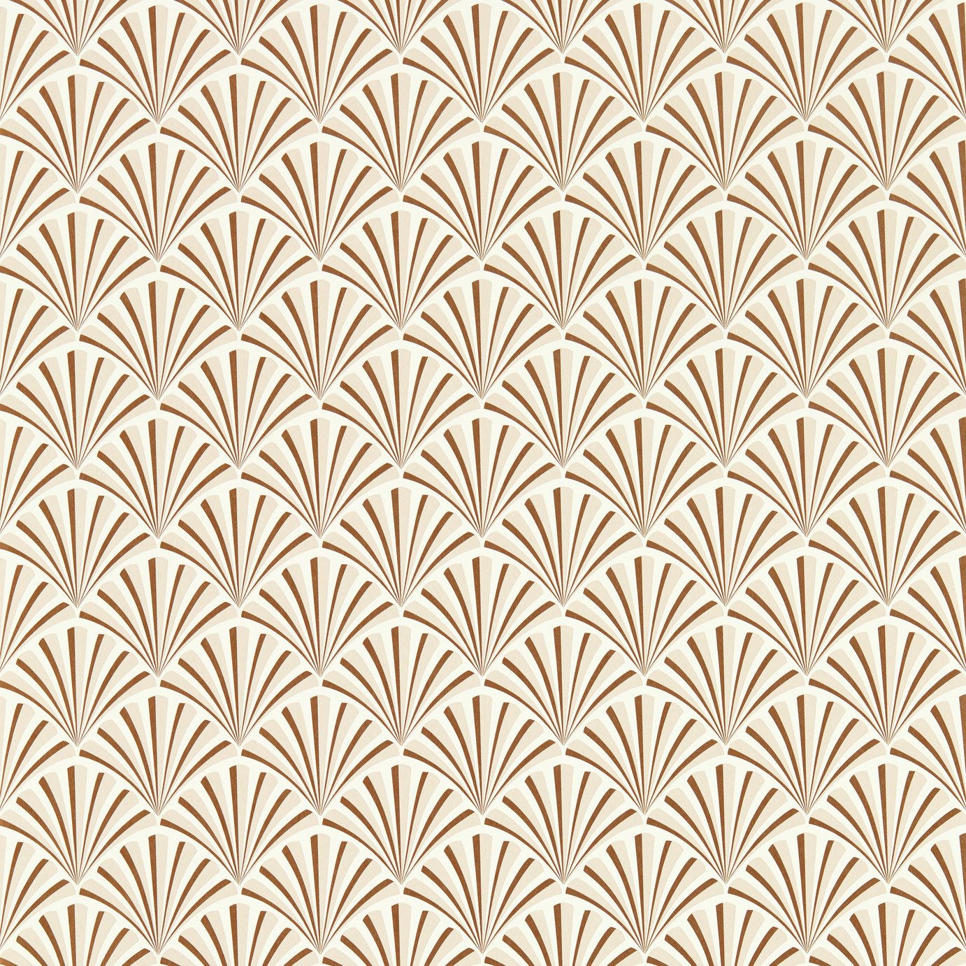 Clarke & Clarke Chrysler Rose Gold Pink Wallpaper