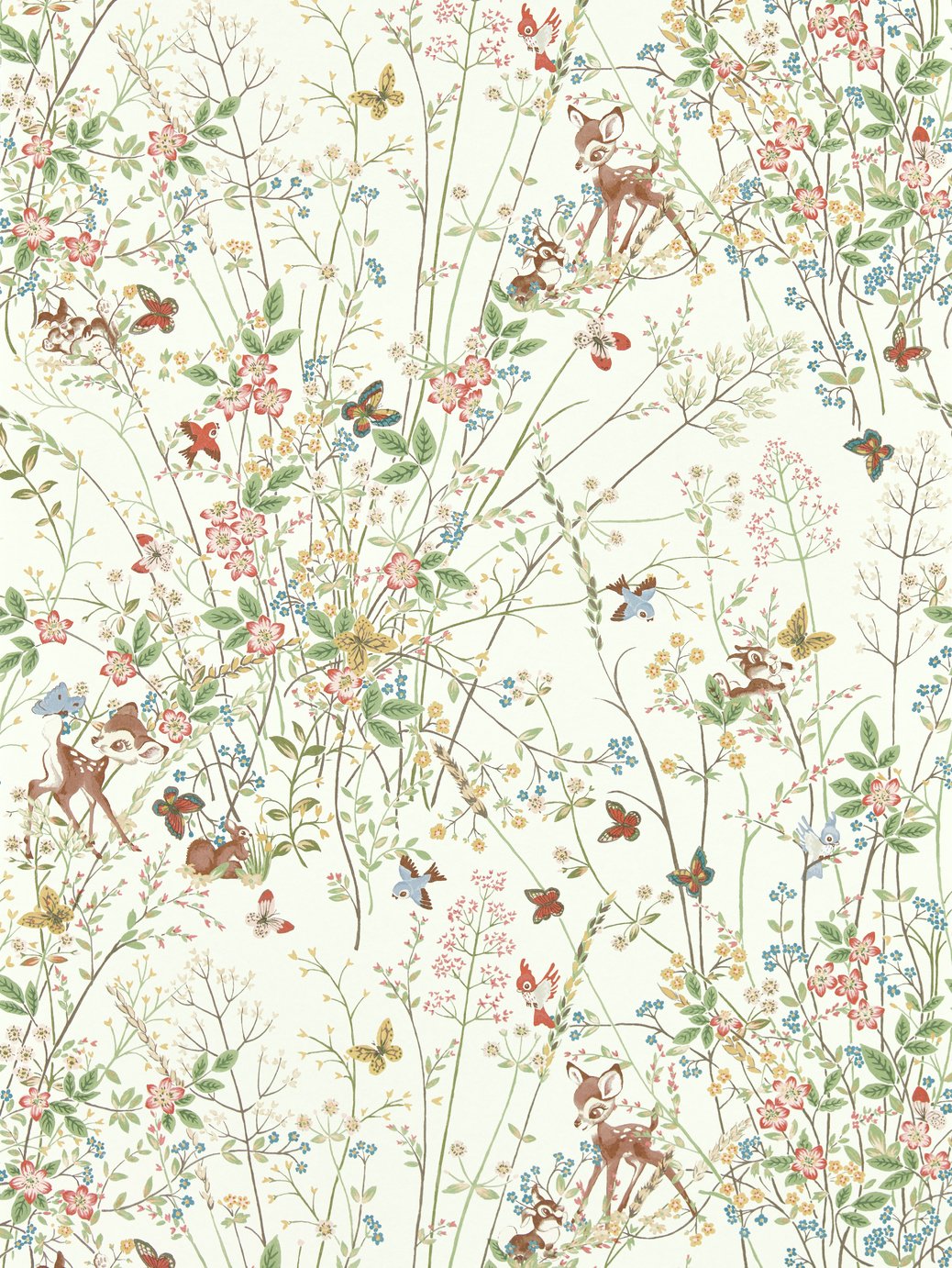 Sanderson Disney Bambi Sugared Almonds Wallpaper
