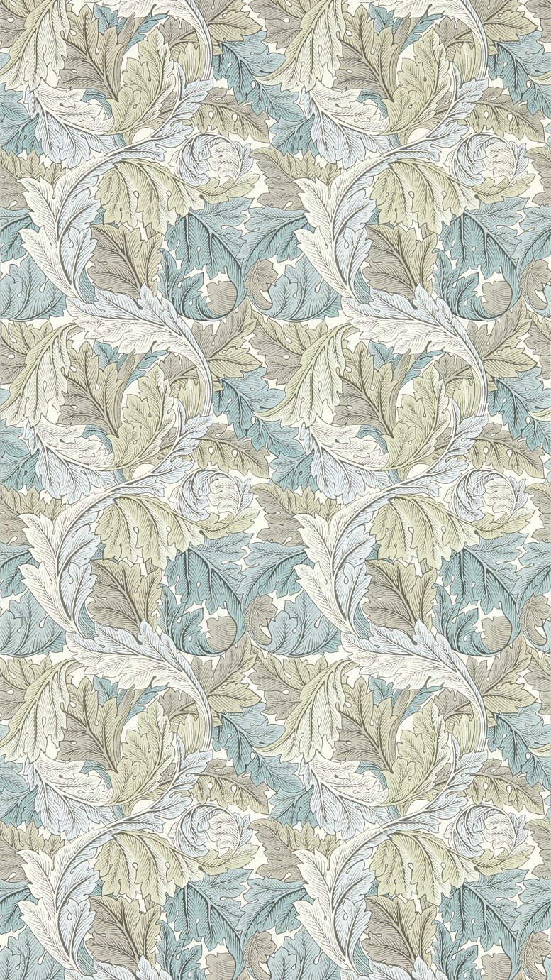 Clarke & Clarke Acanthus Slate Wallpaper - Cream