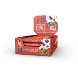 FULFIL Chocolate Peanut Butter Vitamin & Protein Bars 15x55g