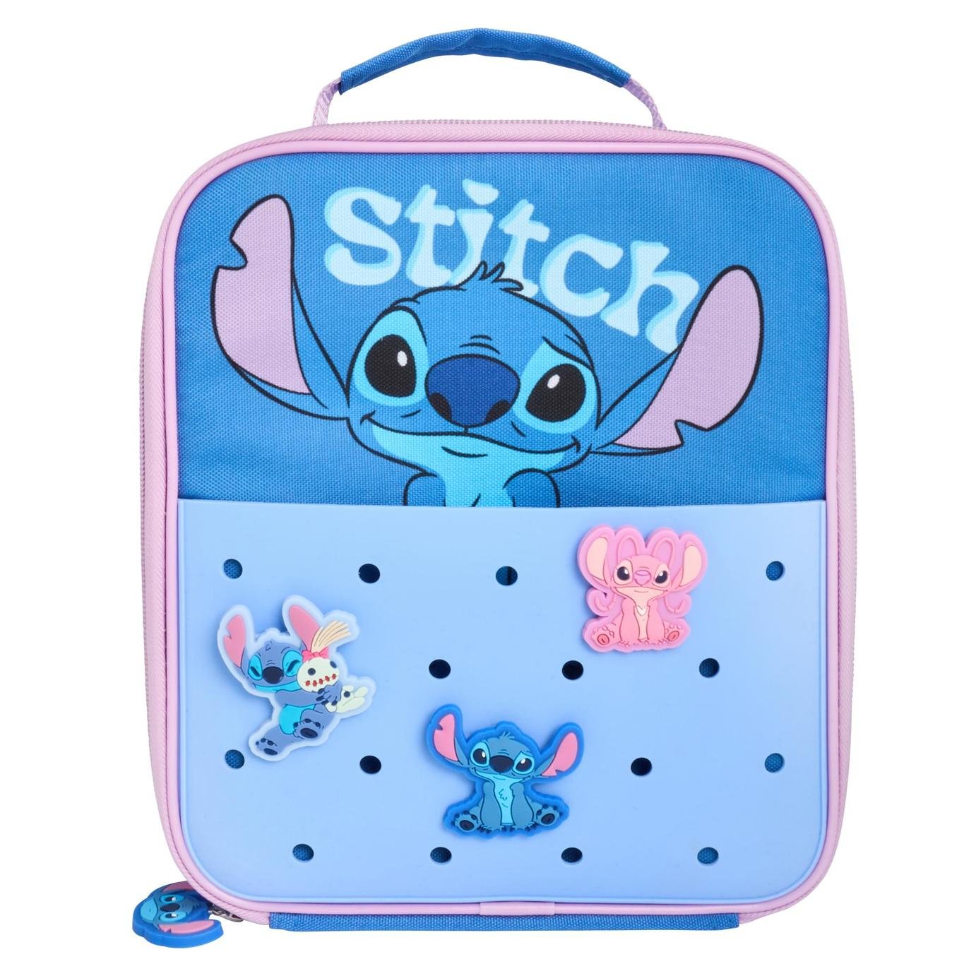 Disney Stitch Lunch Bag With Charm