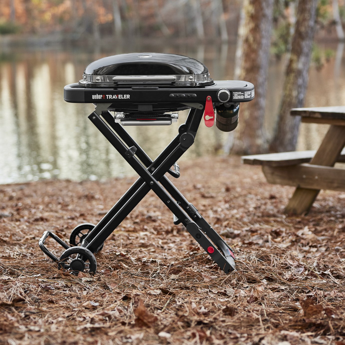 Weber Traveler Compact Portable Gas BBQ