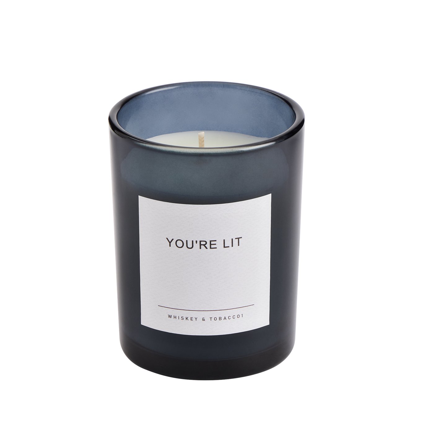Argos Home Singlewick Candle - Whiskey & Tobacco