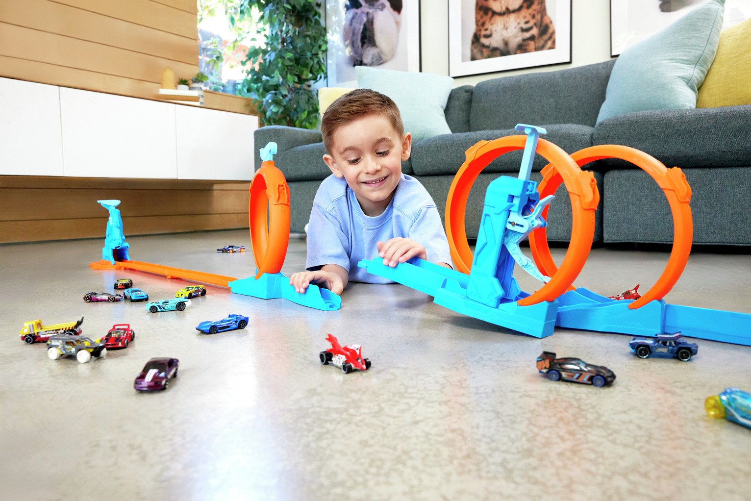 Hot Wheels Track Creator Triple Loop Speed Kit