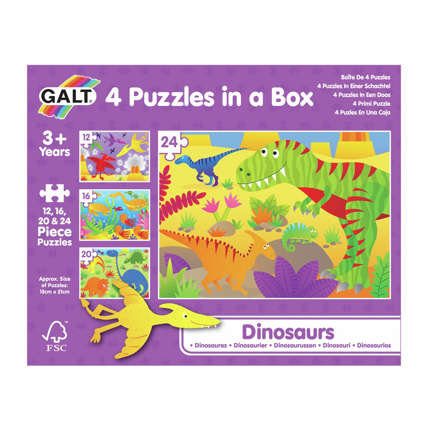 Galt Dinosaur Puzzle 