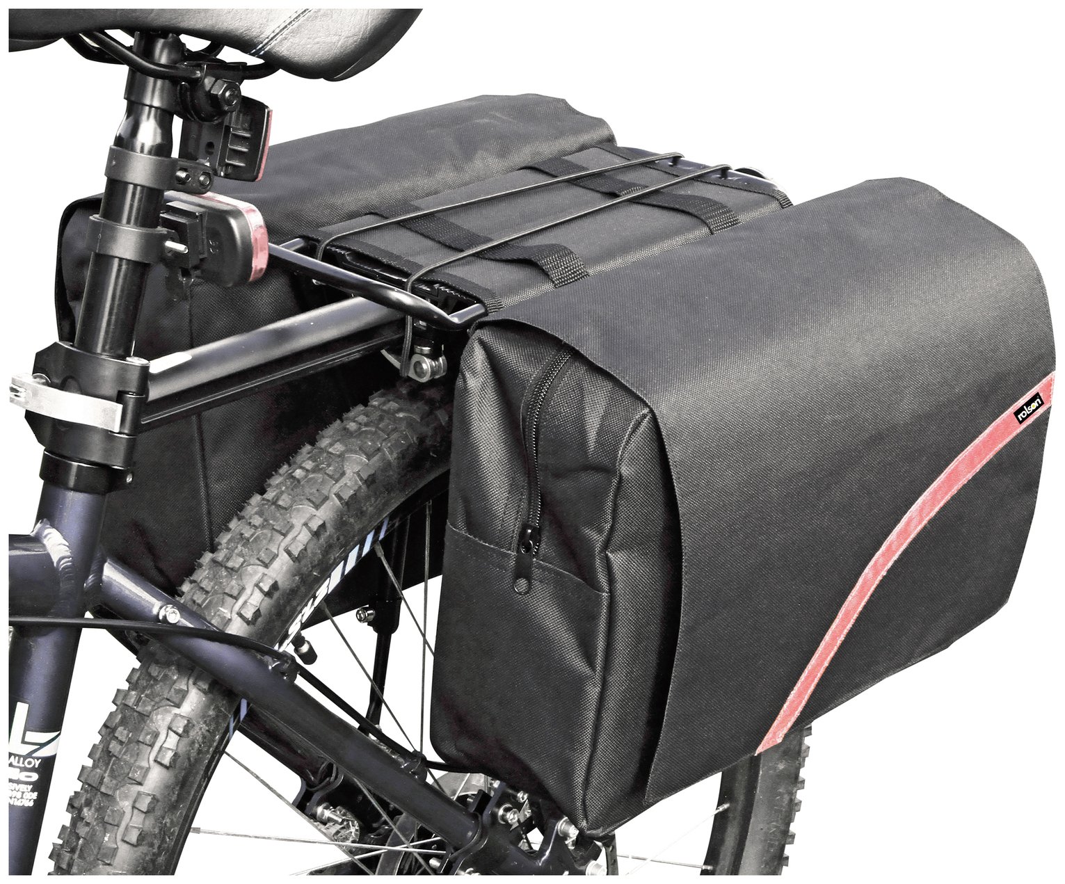 Rolson 21L Capacity Double Bike Pannier Bag