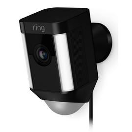 Ring Spotlight Cam Wired Security Camera - Black