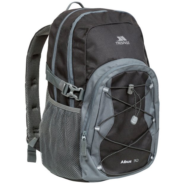 Buy Trespass Albus 30L Backpack Grey Camping rucksacks Argos