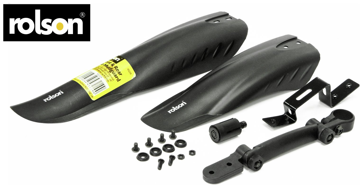 Rolson Front and Rear Bike Mudguard Set
