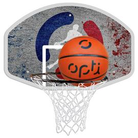 Opti Basketball Backboard, Hoop, Net and Ball Set