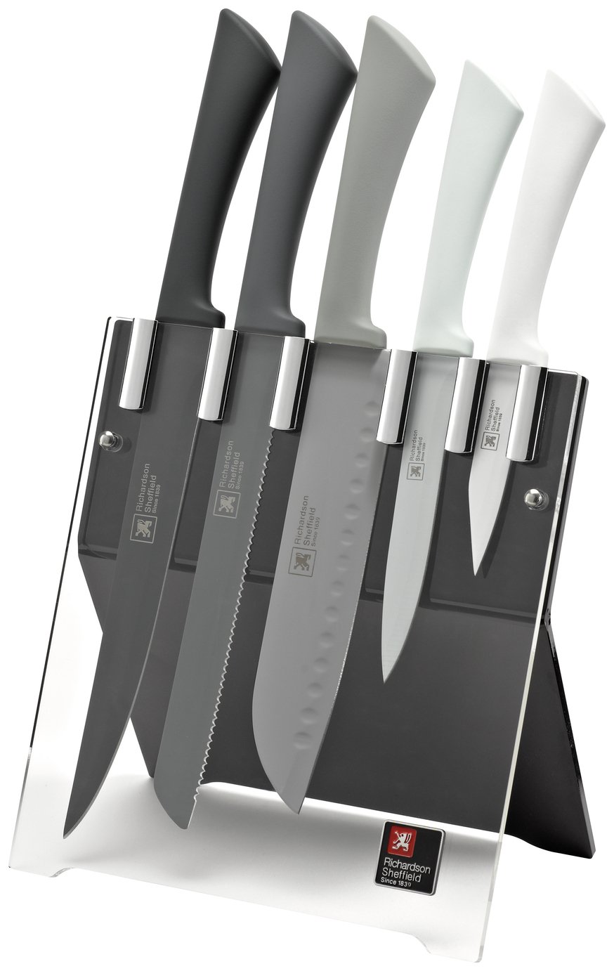 Richardson Sheffield 5 Piece Love Colour Knife Block