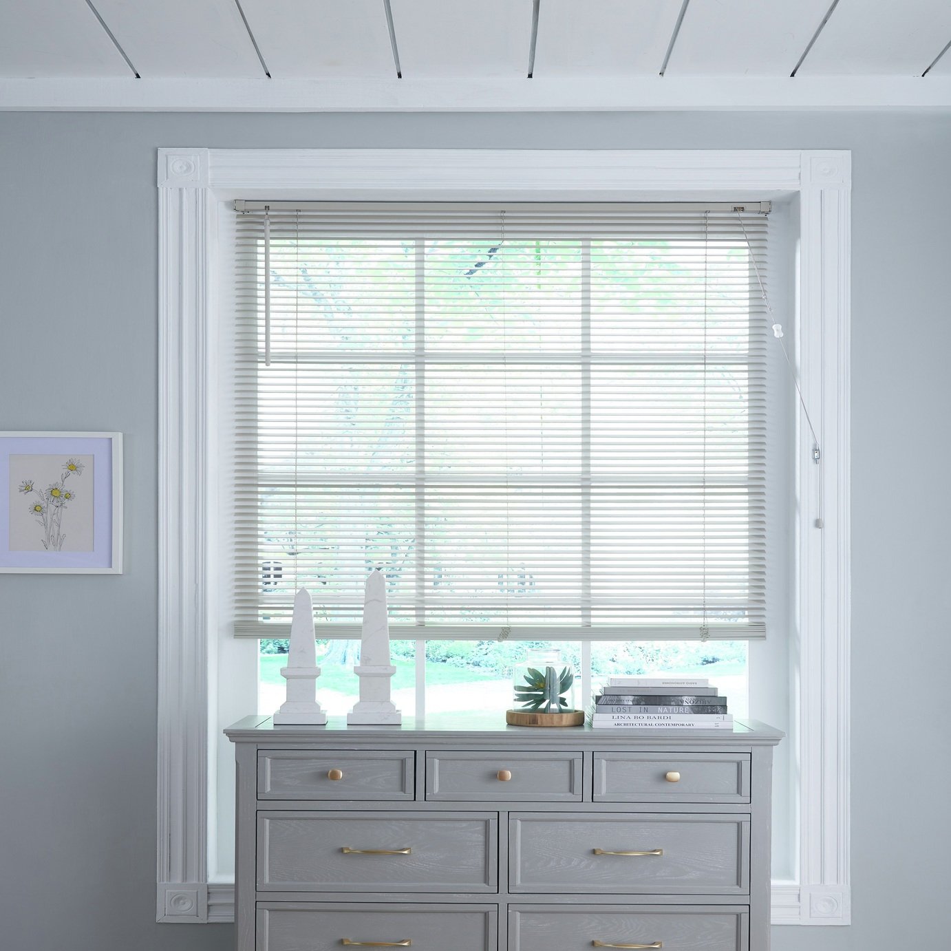 Little Black Book Basswood Grey Venetian Blind