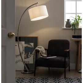 Argos curved floor discount lamp