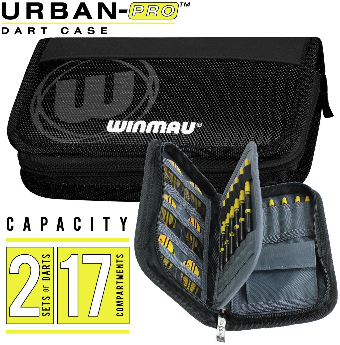 Winmau Urban Pro Darts Case - Black