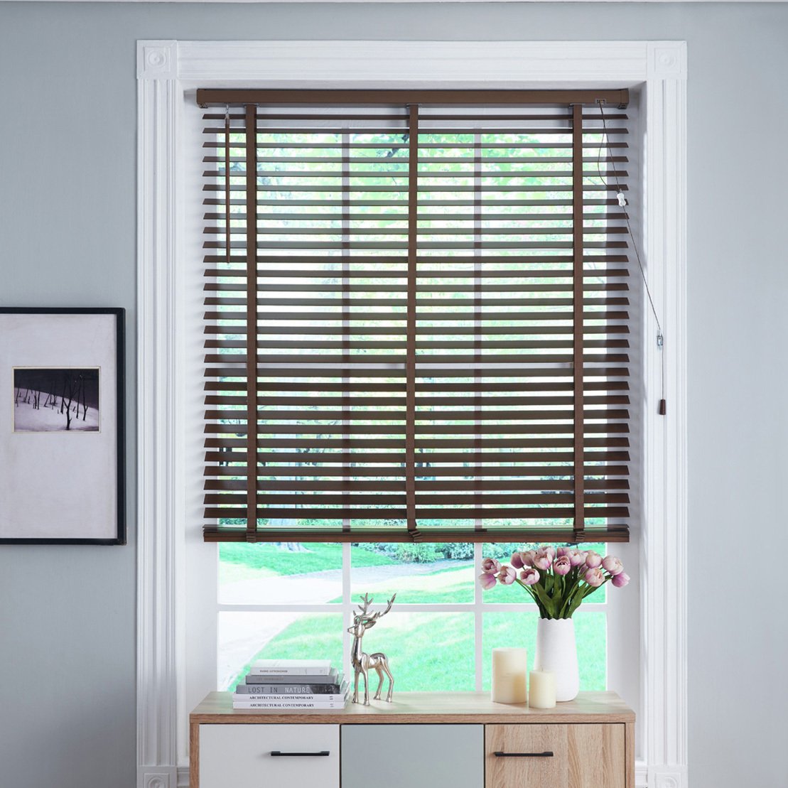 argos blinds black