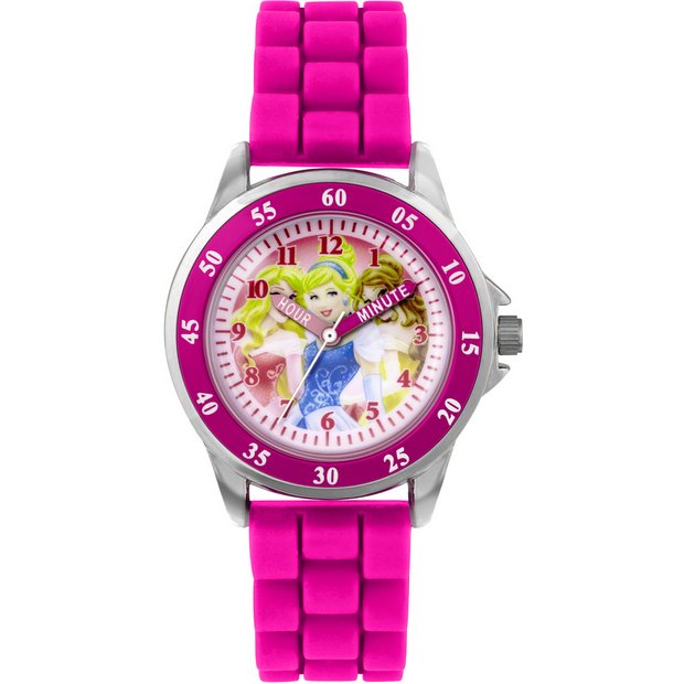 Buy Disney Princess Kid s Pink Silicone Strap Watch Kids watches