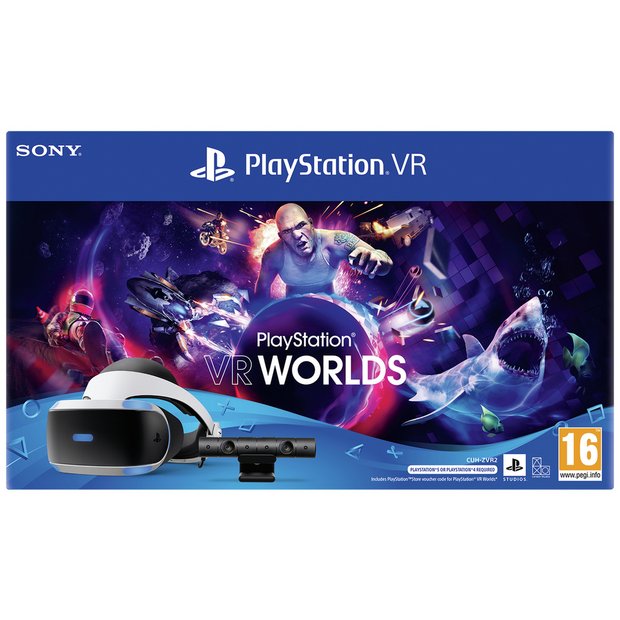 Buy Ps Vr With Vr Worlds Mega Starter Bundle Virtual Reality Headsets Argos