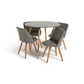 Habitat Quattro Dining Table & 4 Chairs