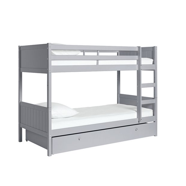 Buy Habitat Detachable Bunk Bed Frame with Drawer Grey Kids beds Argos