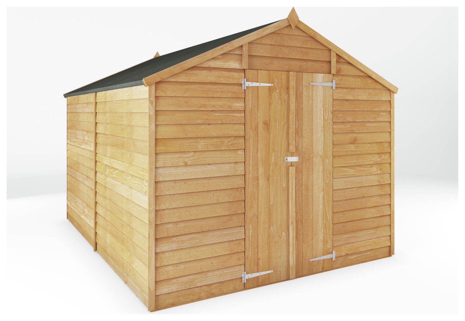 Mercia Wooden Overlap Windowless Shed 10 x 8ft