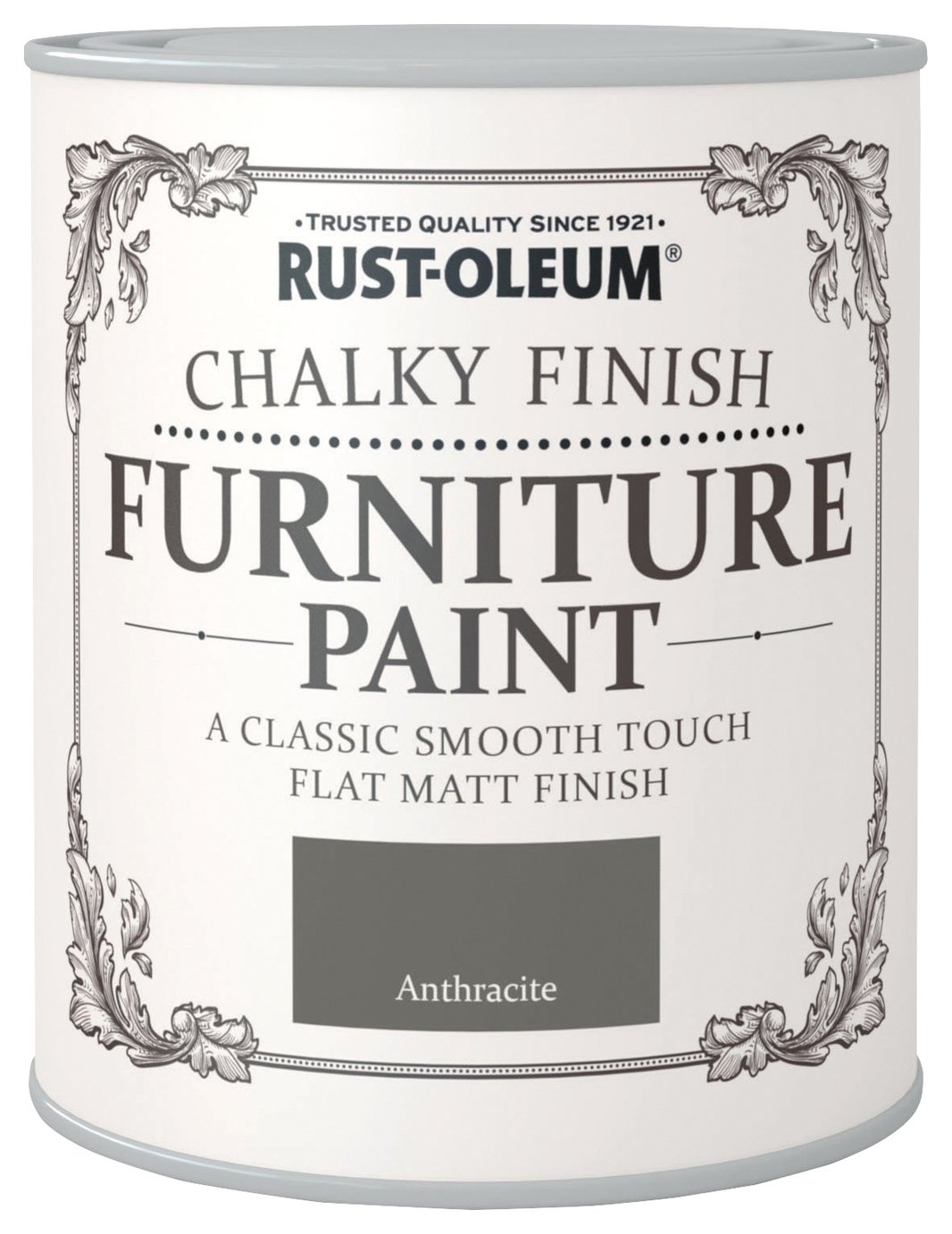 Rust-Oleum Chalky Furniture Matt Paint 750ml - Anthracite