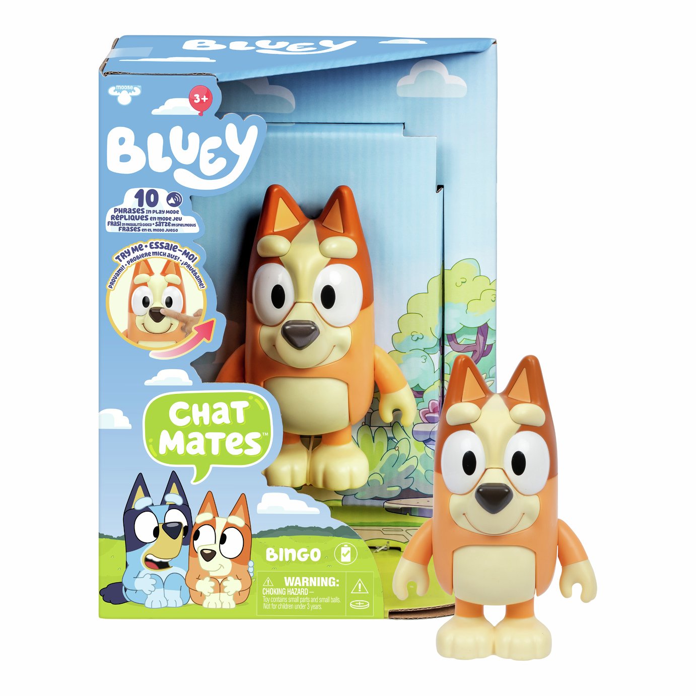 Bluey S13 Chat Mates Talking Figure - Bingo 