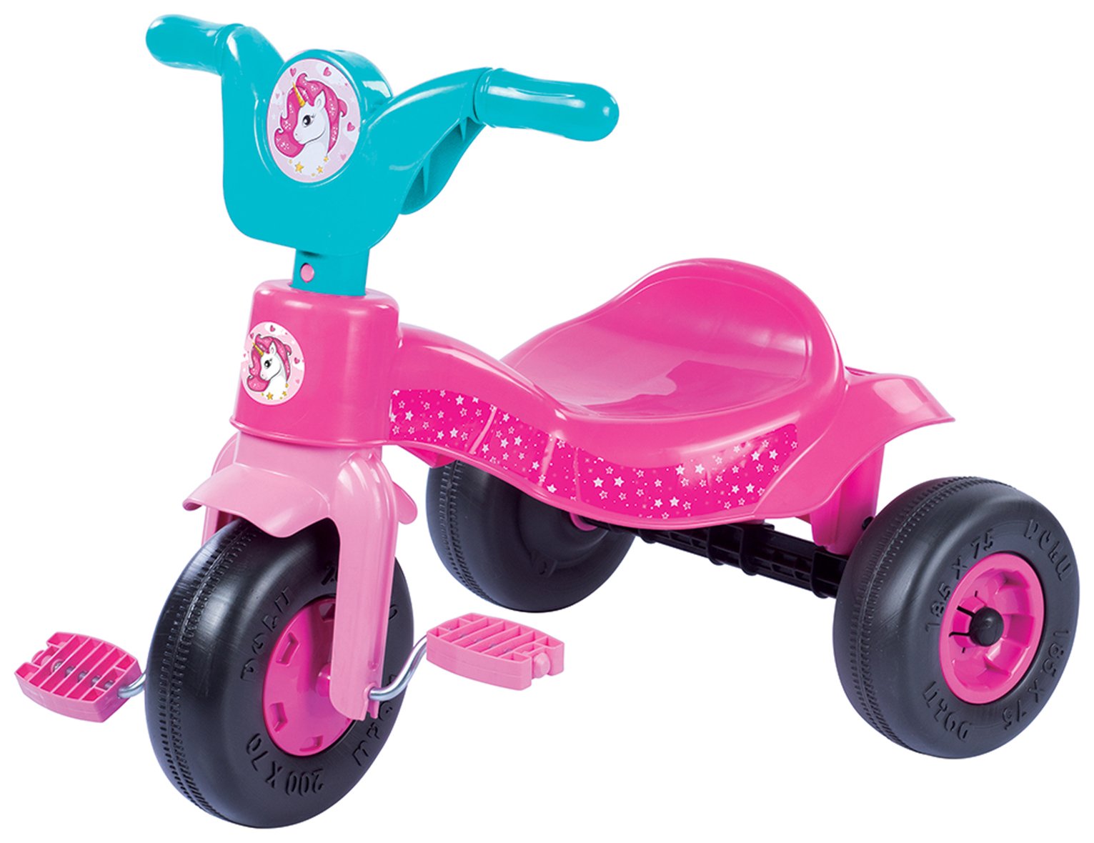 Dolu Unicorn Kid Ride On Trike - Pink